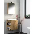 Produktbild: VCM 3-tlg Set Waschplatz für Gäste WC Gästebad Waschtisch Toilette Badezimmer Set - Hausa SC