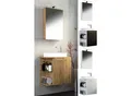 Produktbild: VCM 3-tlg Set Waschplatz für Gäste WC Gästebad Waschtisch Toilette Badezimmer Set - Hausa SC