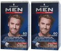 Produktbild: 2x Schwarzkopf Men Perfect Anti-Grau Tönungsgel 60 Natur Mittelbraun