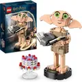 Produktbild: LEGO 76421 Harry Potter Dobby der Hauself Set, bewegliche ikonische Figur, Spielzeug, Schlafzimmer Accessoire & Deko, Charakter-Sammlung, Geschenk ... - Bronze