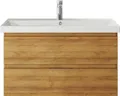 Produktbild: Waschtischunterschrank Pelipal Xpressline 4035 BxHxT 86 x 48,2 cm x 43,5 cm Frontfarbe eiche riviera 4035.478602