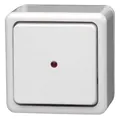 Produktbild: Kopp 514602006 Kontrollschalter Aufputzprogramm Standrad, 10 A, 250 V