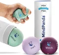 Produktbild: MindPanda Geist & Körper Gel-Stressball für Erwachsene – Handtherapie Anti Stress Bälle Quetschbälle mit drei Dichten – Angst und Stressabbau – Griffstärkender Handtrainer, Fingertrainer