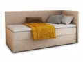 Produktbild: Sofnet Boxspringbett Flame mit Bettkasten - Einzelbett mit Bonell-Matratze und Topper, Polsterbett, Universelle Bettseite, Bett, Schlafzimmer, Kinderzimmer (Beige (Paros 02), 100 x 200 cm)