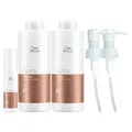 Produktbild: WELLA FUSION Sparset Shampoo + Conditioner + Amino Refiller + 2x Dosierpumpen