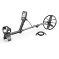 Produktbild: Nokta Simplex Ultra Metalldetektor mit Karbonfaser-Schaft und 27,9 cm Suchspule, Schwarz