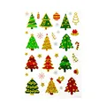 Produktbild: Oblique Unique Weihnachtssticker Set - 36 glitzernde Aufkleber für Weihnachten als Weihnachtsdeko - Weihnachtsaufkleber Tannenbaum Sterne Schneeflocken - Weihnachtliche Sticker für Geschenke & Karten