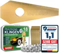 Produktbild: MASKO Mährobotermesser (18-St), Ersatzmesser Klingen für Mähroboter langlebig Titan-Beschichtung