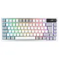 Produktbild: ASUS ROG Azoth White RGB Gaming-Tastatur mechanische ROG NX-Snow Switches weiß