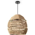 Produktbild: Pendelleuchte Wohnzimmer Boho Korbleuchten Pendellampe Rattan Hängeleuchte Natur (Ø31 cm), Pendelleuchte - Typ 4 - Paco Home