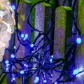 Produktbild: LED Lichterkette Deko Beleuchtung blau 40 LED Außen IP44 Garten Party Trafo