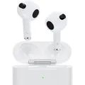 Produktbild: Apple Kopfhörer AirPods, 3. Generation, weiß, In-Ear mit Mikrofon, Lightning-Ladecase, Bluetooth