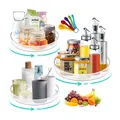 Produktbild: 3er-Pack Drehbar GewürzregalSchrank Organizer für Kühlschrank360°Drehbares Ge...