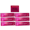 Produktbild: Wella Color Touch Plus 6 x 60 ml 77/03 mittelblond intensiv natur gold Intensivt