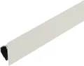 Produktbild: OBO Bettermann ECK 3535 RWS Eckkanal, mit Bodenlochung, 35x35x2000mm, PVC, reinw