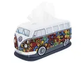 Produktbild: BRISA VW Collection - Volkswagen Neopren Kosmetik-Servietten-Spender-Papier-Taschentuch-Tissue-Box fürs Bad im T1 Bulli Bus Design (Flower)