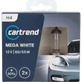 Produktbild: H4 Xenon Mega White 12V 60/55W P43T