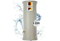 Produktbild: GARANTIA Regentonne Säulentank 1000 Liter sandbeige