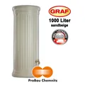 Produktbild: Graf Säulentank 1000 Liter sandbeige, inkl. Lieferung, Regenwasser, Garten, NEU