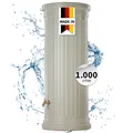 Produktbild: GARANTIA Säulentank 1000 Liter sandbeige - Classic Line Regentonne, oberirdisch