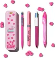 Produktbild: BIC Stifte Set Metallbox Kugelschreiber Textmarker Tintenroller Bleistift Pink