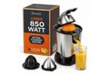 Produktbild: Sommertal 2in1 Zitruspresse Sommertal Zitruspresse CP850 elektrische Saftpresse inkl. 2 Presskegel, 850 W, manuelle Handpresse, Orangenpresse Zitronenpresse aus Edelstahl