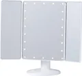 Produktbild: LED Kosmetikspiegel mit Standfuß Farbtemperaturwechsel dimmbarem Licht und Akku