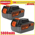 Produktbild: 2x 5,0Ah für Black & Decker 18V Li-Ion Akku BL2018 LB2X4020 LBXR20 BL1518 BL4018