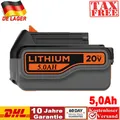 Produktbild: 5,0Ah Für BLACK+DECKER 20V MAX Lithium Akku Pack LB2X4020 LB20 LBX20 LBXR2020