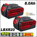 Produktbild: 2X LB2X4020 8.0Ah für Black & Decker 18V Li-Ion Akku LBXR20 BL4018 BL1518 Akku