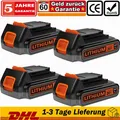 Produktbild: 4x 18V 3,8 Ah Für BLACK+DECKER Akku Lithium BL2018 BL1318 BL4018 BL1518 LBXR20
