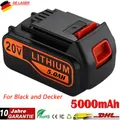 Produktbild: Pack 5,0Ah 20V Li-Ion LBXR20 Ersatzakku für Black&Decker LB20 LB2X4020-OPE 18V