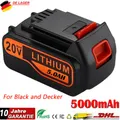 Produktbild: 1~5X 5Ah für Black & Decker 18V Li-Ion Akku BL2018 LB2X4020 LBXR20 BL1518 BL4018