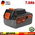 Produktbild: 7000mAh für Black & Decker 18V/20V Lithium Akku LB2X4020 BL2018 LBXR20 BL1518 DE
