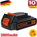 Produktbild: 5,0Ah Akku Für Black & Decker 20V BL2018 LB2X4020 LBXR20 BL1518 Li-ion Ersatzakk