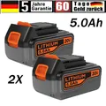 Produktbild: 2X 5.0AH 20V MAX Li-Ion LBXR20 für Black & Decker LBX20 LB20 LB2X4020 LCS120 Neu