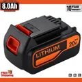 Produktbild: 8Ah für Black & Decker 18V Lithium-Ion Akku BL2018 LB2X4020 LBXR20 BL1518 BL4018