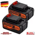 Produktbild: 2X für Black&Decker LB2X402018V/20V Lithium Akku LBXR20 BL2018 BL1518 BL4018 5Ah