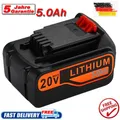 Produktbild: NEU für Black & Decker 18V Lithium Akku BL2018 LB2X4020 LBXR20 BL1518 BL4018 5,0