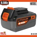 Produktbild: Pack 8,0Ah 20V Li-Ion LBXR20 Ersatzakku für Black & Decker LB20 LB2X4020-OPE 18V