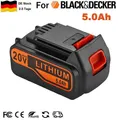 Produktbild: 5,0Ah für Black & Decker 18V Li-Ion Akku BL2018 LB2X4020 LBXR20 BL1518 BL4018