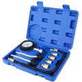 Produktbild: Awsuc Kompressionstester Kompressionsmessgerät für Benzin und Diesel Motor öldruckprüfer Kfz Motorrad Kompression prüfen meßen 0-20 bar oder 0-300 psi Meßgerät Drucktester M10 M12 M14 M18
