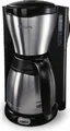 Produktbild: Philips Filterkaffeemaschine, 1.2 L mit Thermo Kanne, ca. 15 Tassen, Abschaltautomatik, Metall, Schwarz (HD7546/20)
