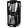 Produktbild: Philips Filterkaffeemaschine, 1.2 L mit Thermo Kanne, ca. 15 Tassen, Abschaltautomatik, Metall, Schwarz (HD7546/20) - Silber