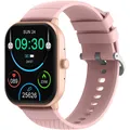 Produktbild: Denver Smartwatch SWC 187RO Rosa 2 Zoll AMOLED Bluetooth Anruf IP67 Fitness Uhr
