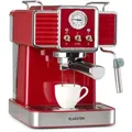 Produktbild: Klarstein Gusto Classico Espressomaker 1350 Watt 20 Bar Druck 1,5 Liter Rot