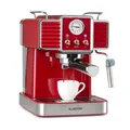 Produktbild: Klarstein Gusto Classico Espressomaker 1350 Watt 20 Bar Druck 1,5 Liter Rot