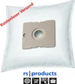 Produktbild: 10x rs-products I Staubsaugerbeutel ähnlich zu AmazonBasics Bodenstaubsauger mit Beutel, 1,5L, Model No. VCB35B15C-1J7W-70, ASIN B07C3N686Y