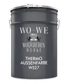 Produktbild: Klimabeschichtung Außenwandfarbe Fassadenfarbe W527 Weiß – 5 L