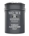 Produktbild: WO-WE Thermo Aussenfarbe Weiß Fassadenfarbe Wandfarbe Fassadenbeschichtung W527 5L